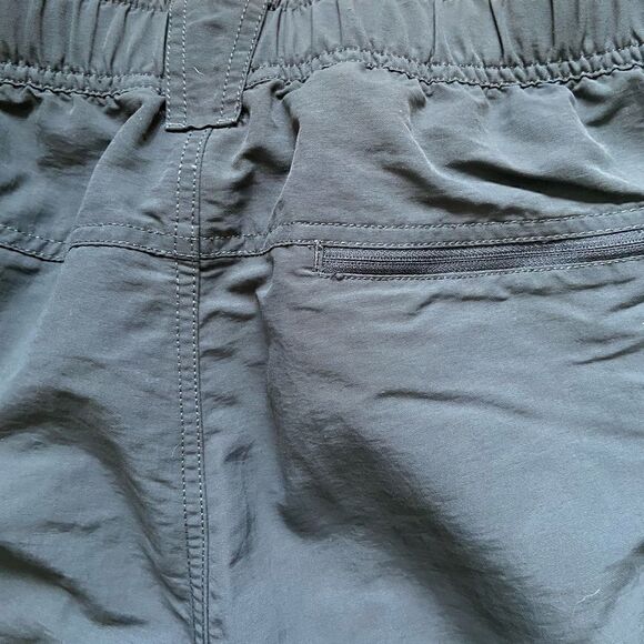 The North Face Slate Gray 100% Nylon Belted Shorts Hiking 2XL Elastic Waist - Picture 6 of 8